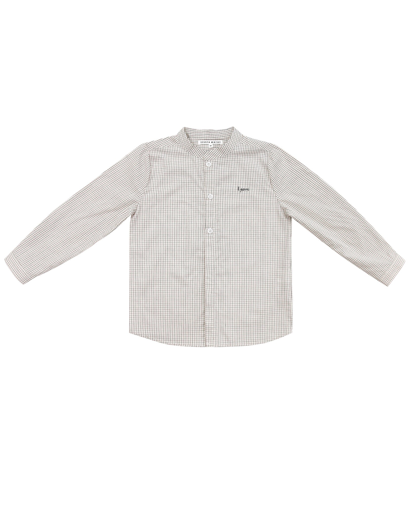 Boys Tattersall Woven Shirt – Parni