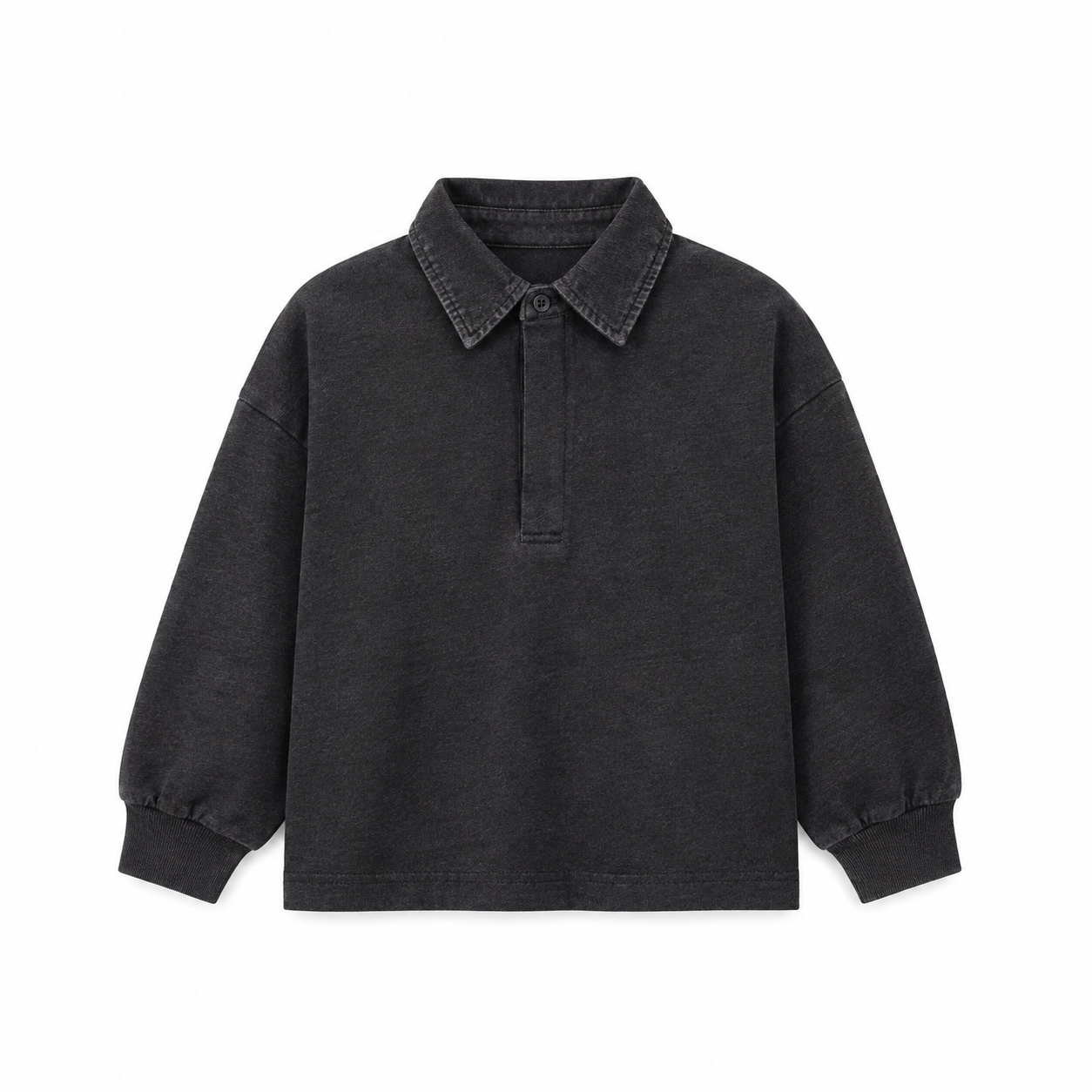 Boy's Denim Collar  Polo