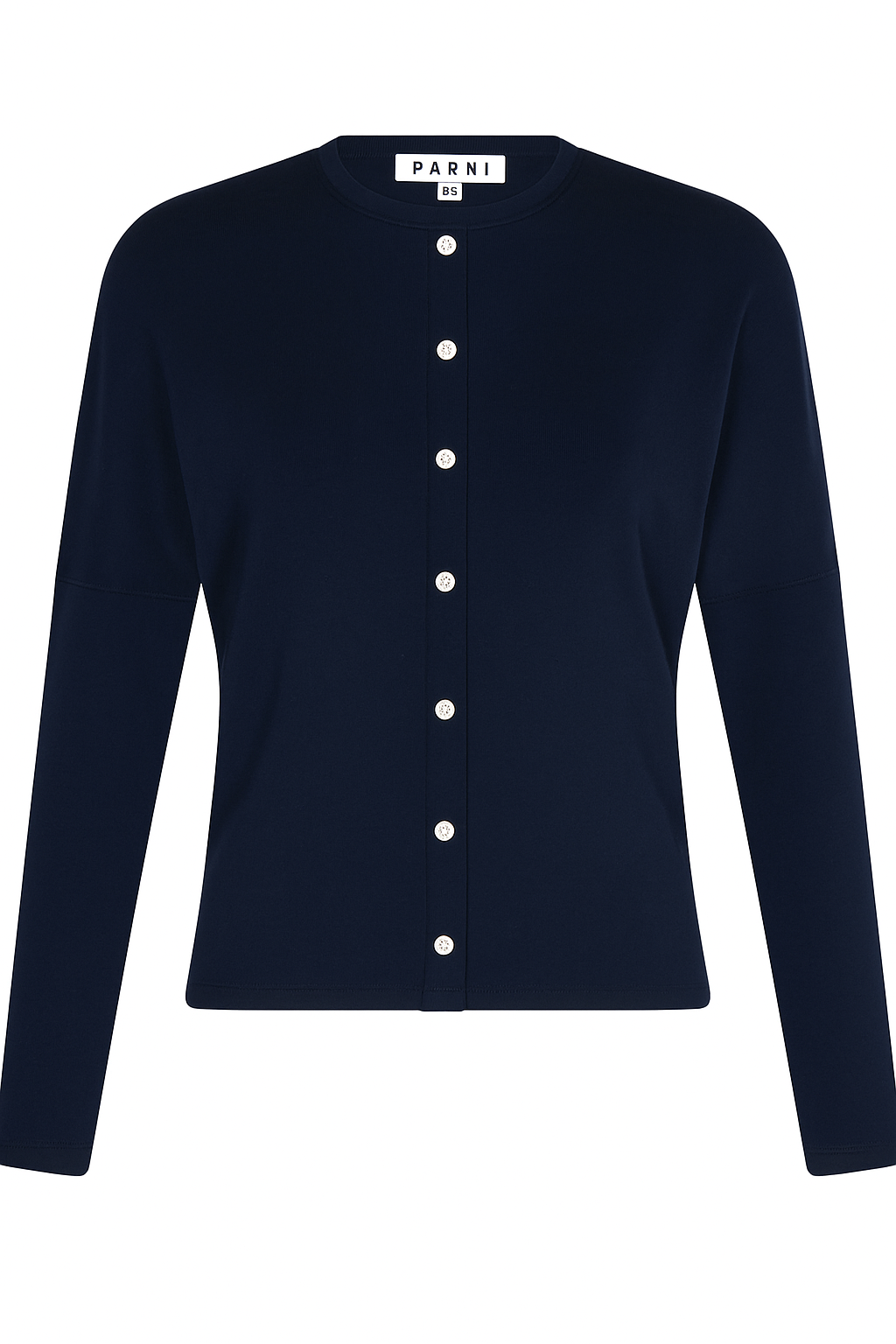 Rhinestone Mock Cardigan Dolman