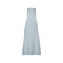 Light blue  Sleeveless Poplin Maxi Dress.