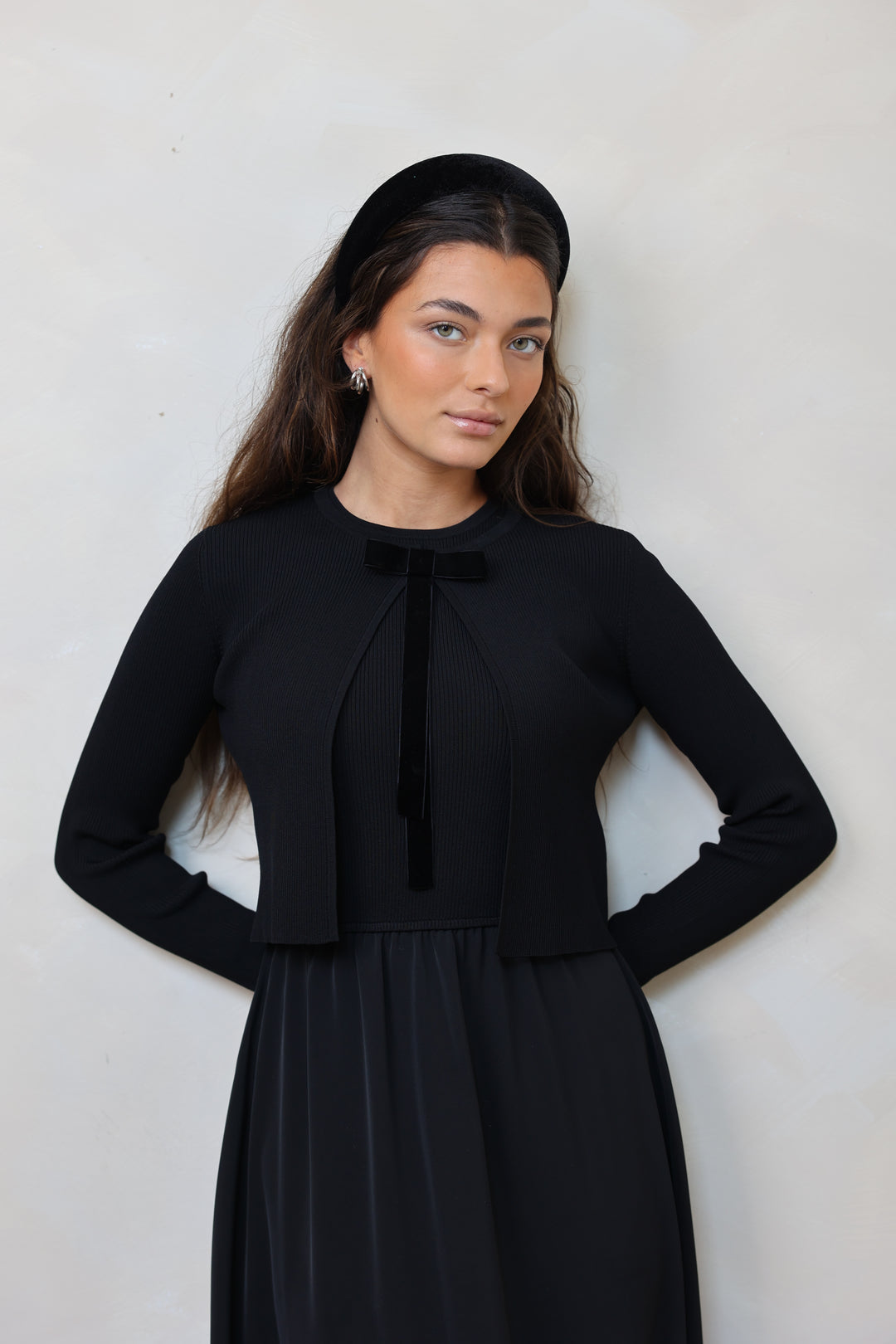 Bow Sweater+Jumper Set