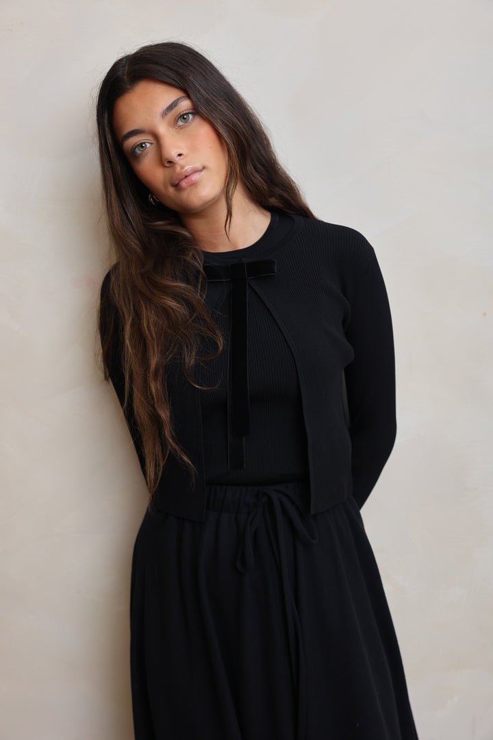 Bow Sweaterset