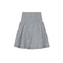 Girls High Waisted Varsity Skirt Grey.