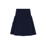 Girls High Waisted Varsity Skirt Navy.