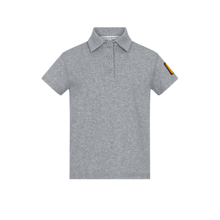 LP Boys Varsity Short Sleeve Polo grey.