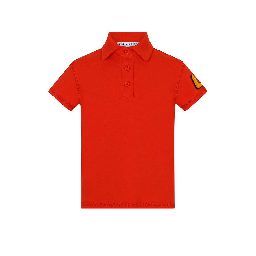 LP Boys Varsity Short Sleeve Polo Orange.