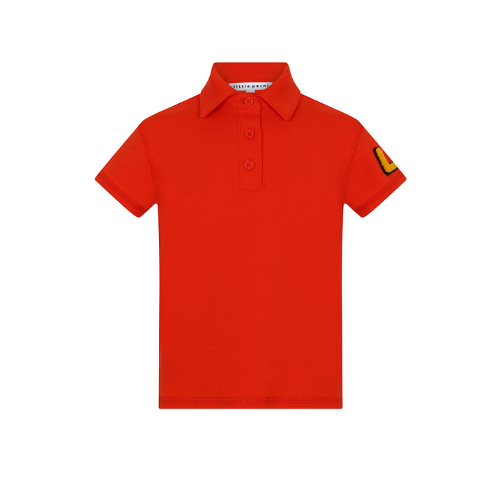 LP Boys Varsity Short Sleeve Polo Orange.