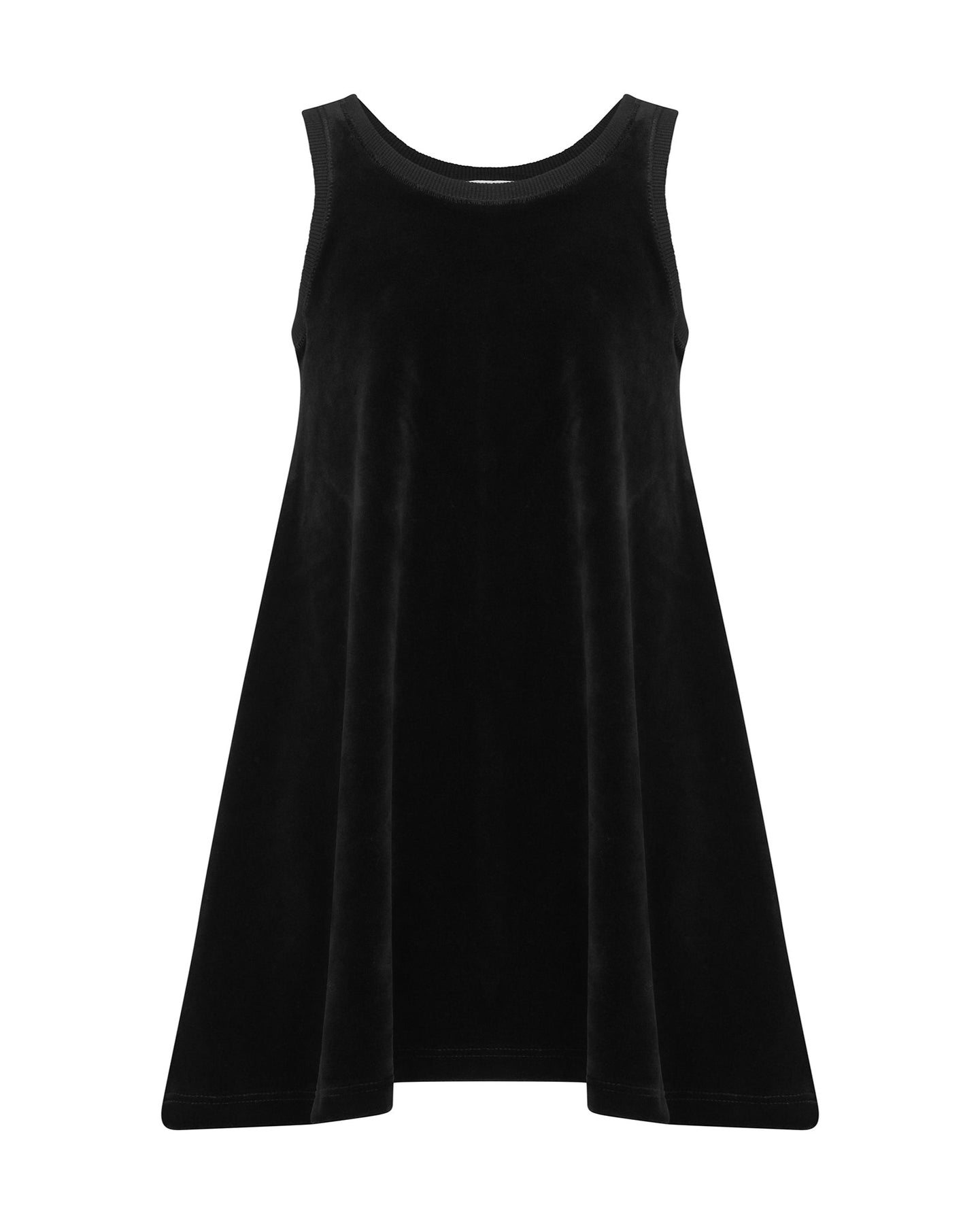 lilt little girls short sleeve velvet a-line dress Nellystella Ottilie Girls Dress