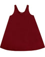 Red dress on a white background