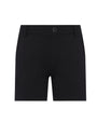 Black shorts on a white background