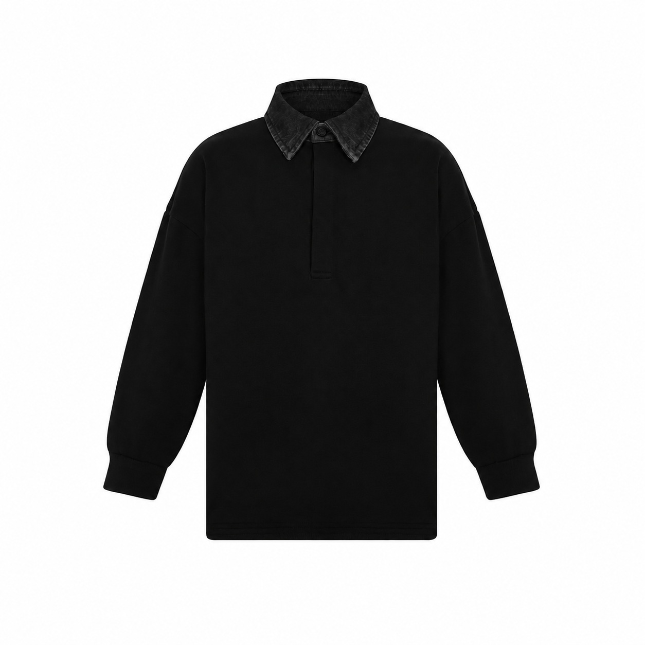 Boy's Denim Collar  Polo