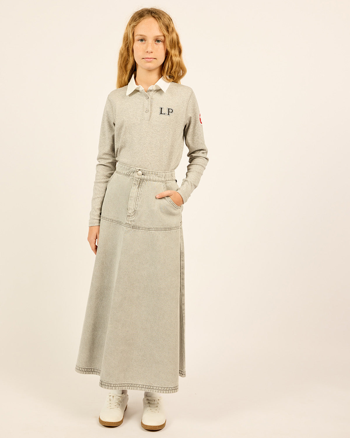 Teen Denim Maxi Skirt – Parni