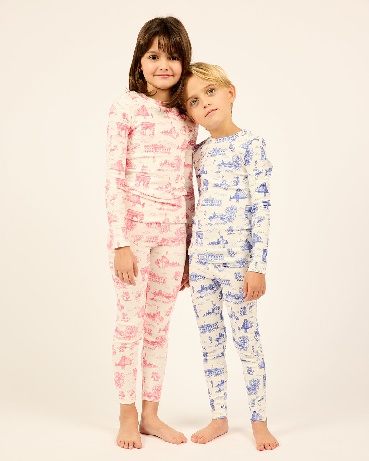 Timeless  NYC Toile Pajama Set