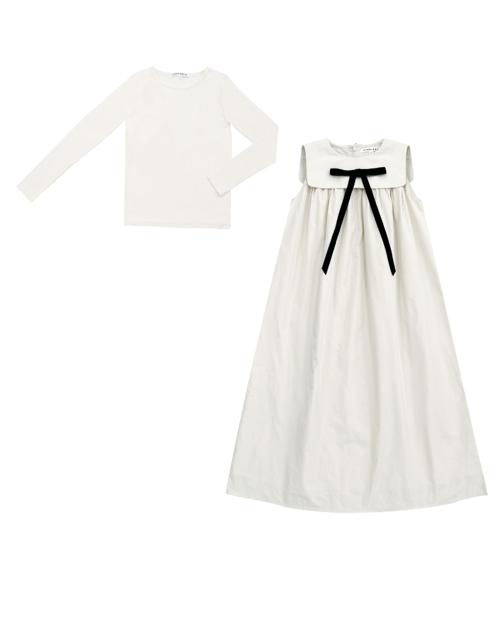 Girls Taffeta Maxi Jumper Set