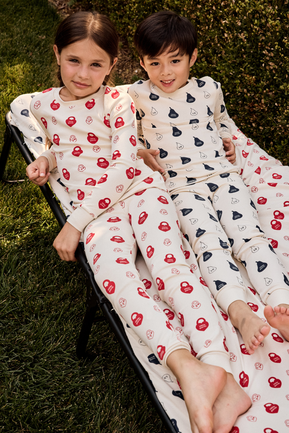 Signature Pattern Pajama Set