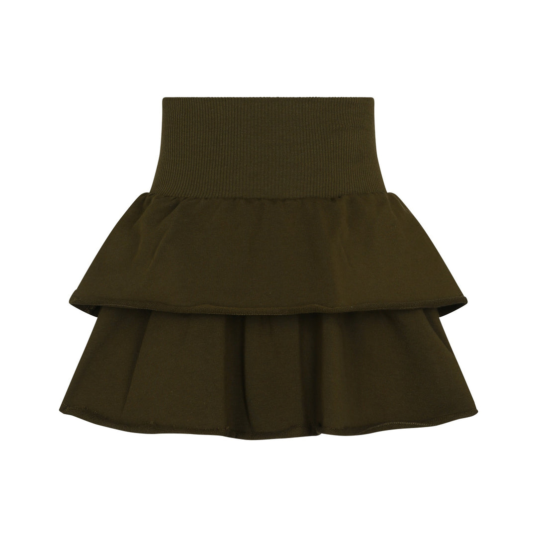 Two Tiered French Terry Skirt