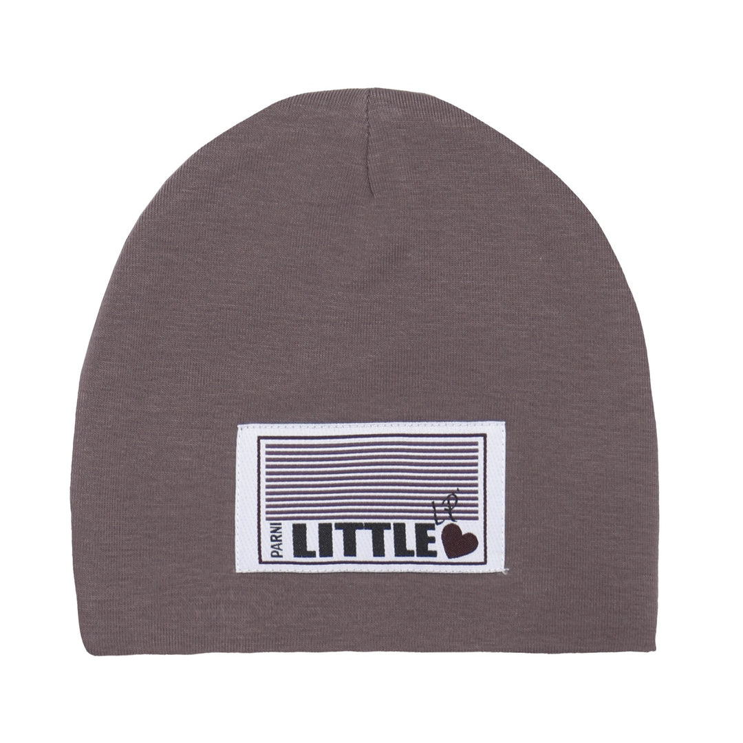 Ribbed Cotton Beanie with Logo
