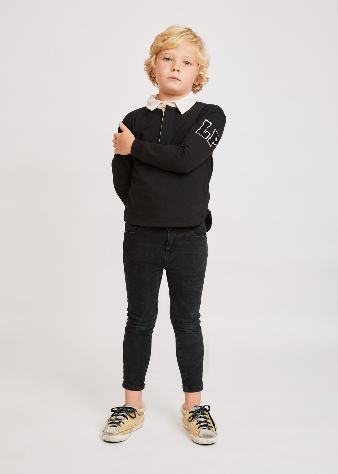 Collared Varsity Sweatshirt