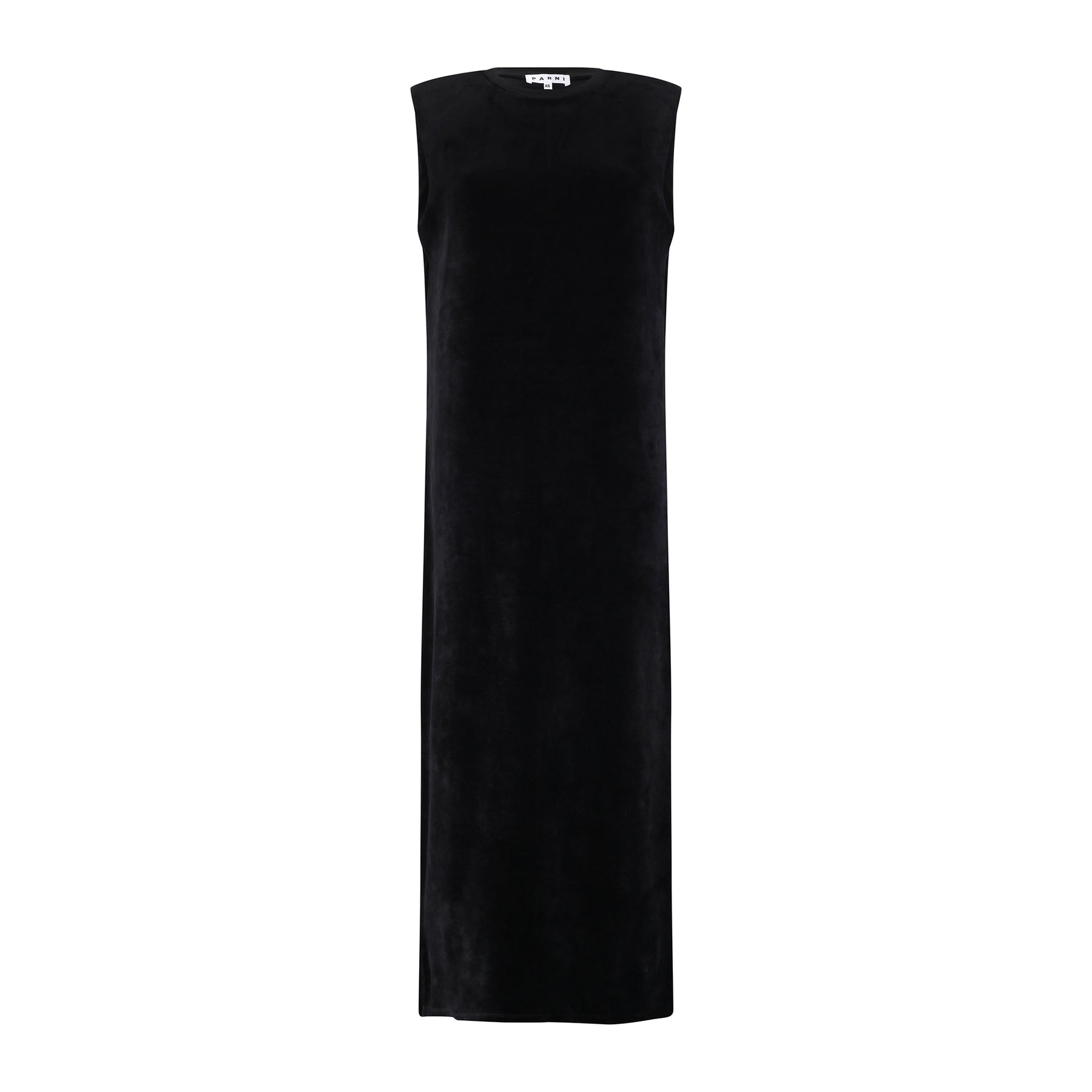 Sleeveless Velour A-Line Maxi Dress Purple / Xs Sleeveless Velour A-Line Maxi Dress Purple / Xs