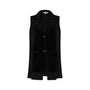 Sleeveless Velour Vest.