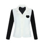 Ivory black Milano Three-Button Blazer.