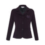 Purple Milano Three-Button Blazer.