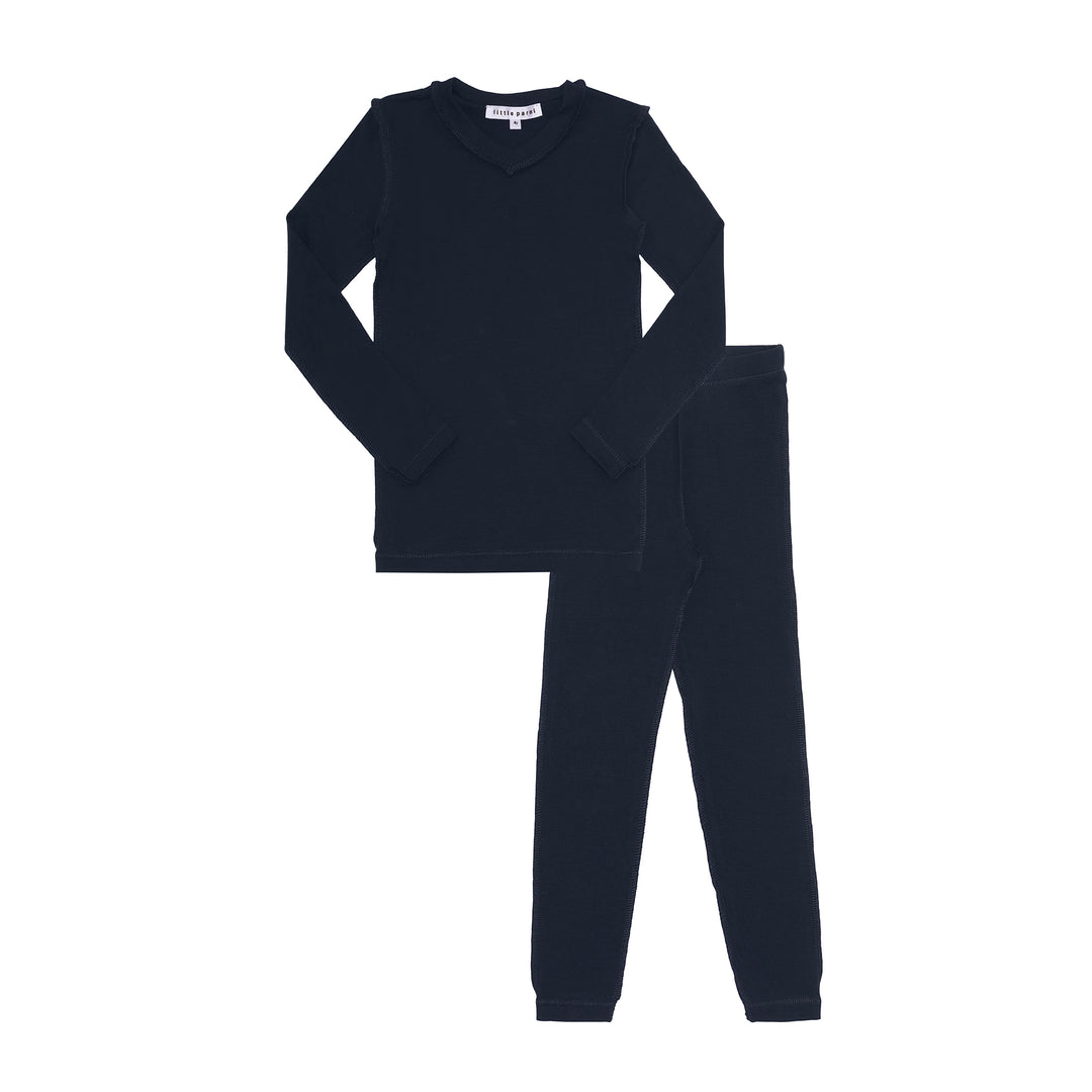 Kids Solid Pajama Set