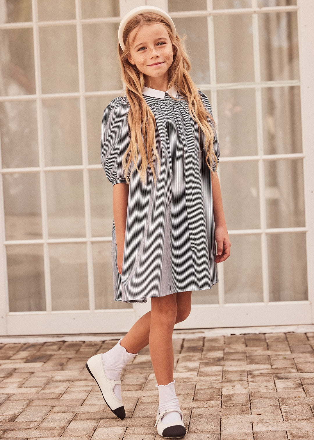 Pencil Stripe Dress blk/wht/stripe / 14Y Pencil Stripe Dress blk/wht/stripe / 14Y