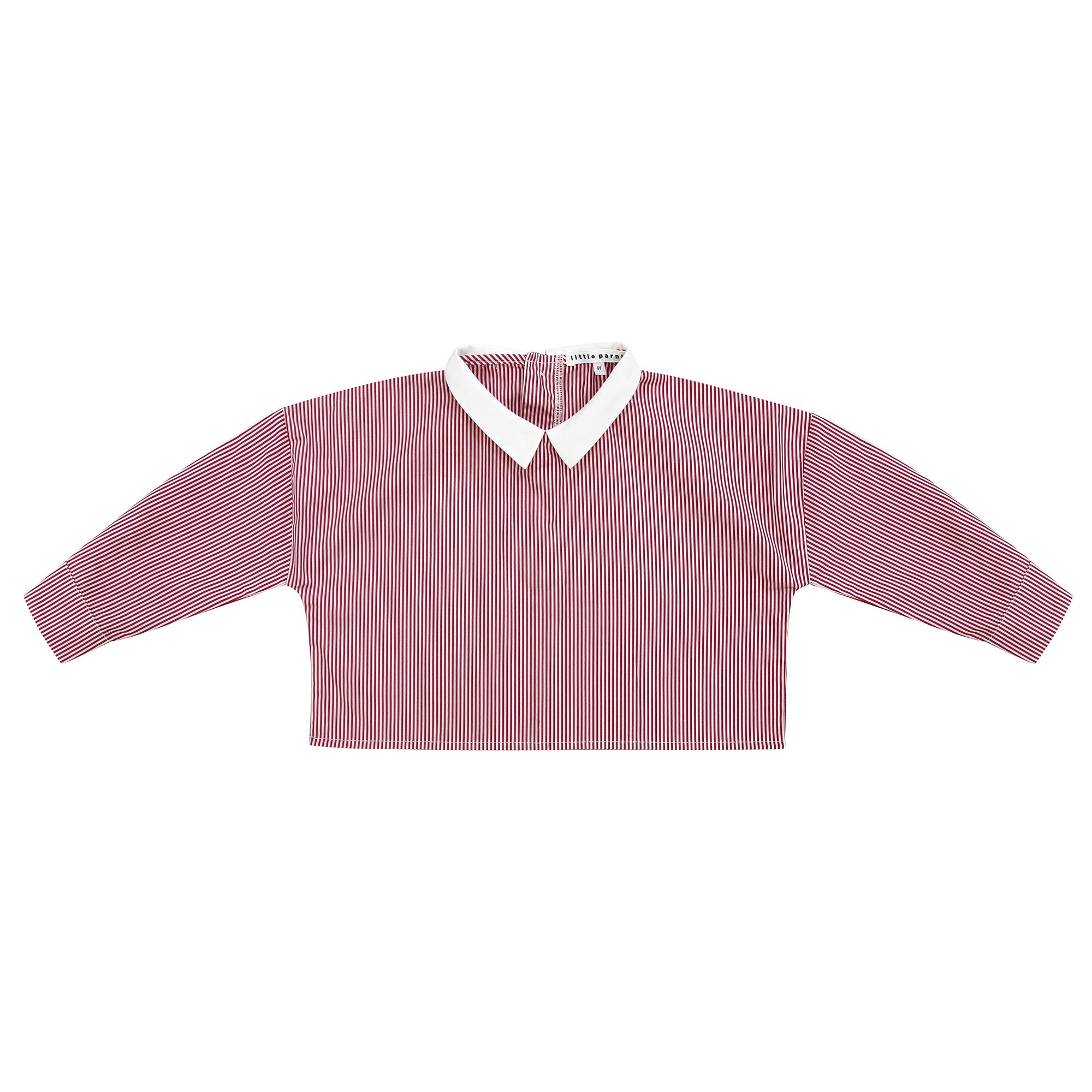 Girls' Long Sleeve Top with Peter Pan Collar  Parni