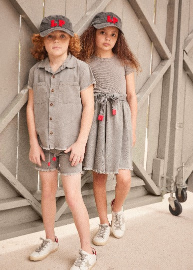 Boys Denim Track Shorts