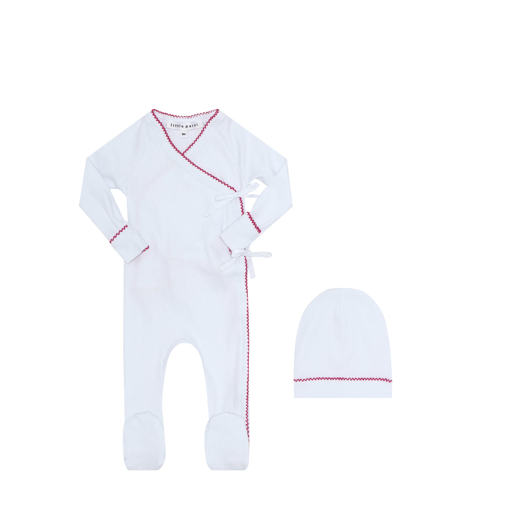 Kimono Footie & Beanie Set