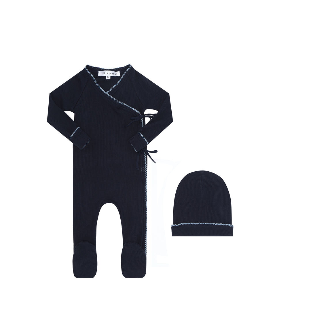 Kimono Footie & Beanie Set