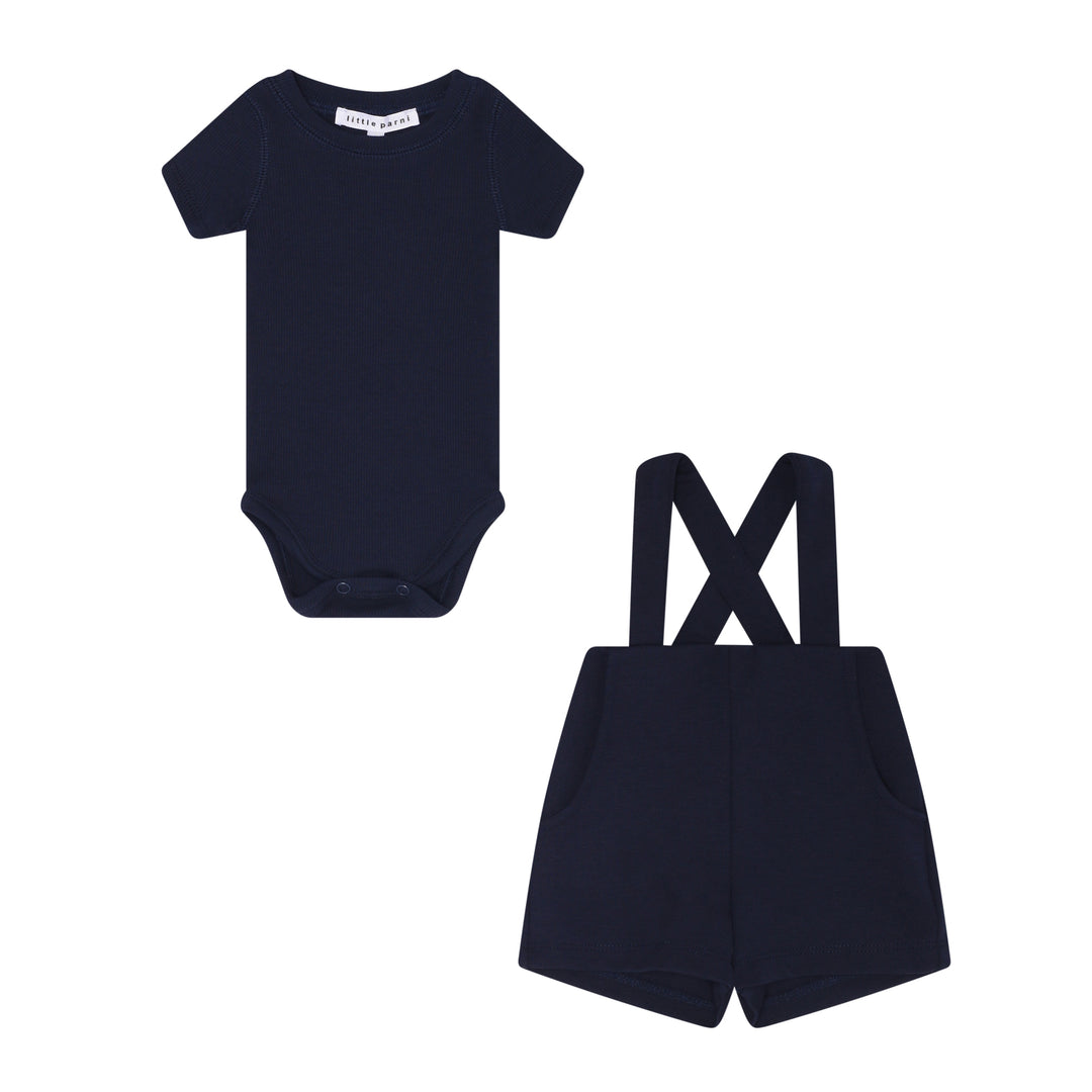 LITTLE PARNI CLASSIC MILANO OVERALL SET K411 NAVY LITTLE PARNI CLASSIC MILANO OVERALL SET K411 NAVY