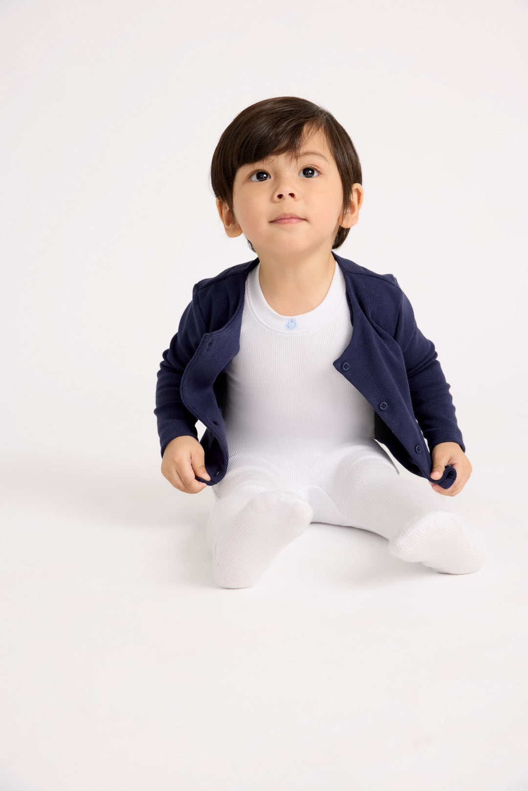 Little Parni K430 Baby Cardigan - Navy Little Parni K430 Baby Cardigan - Navy