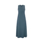 Jersey knit sleeveless maxi dress - Dusty Blue