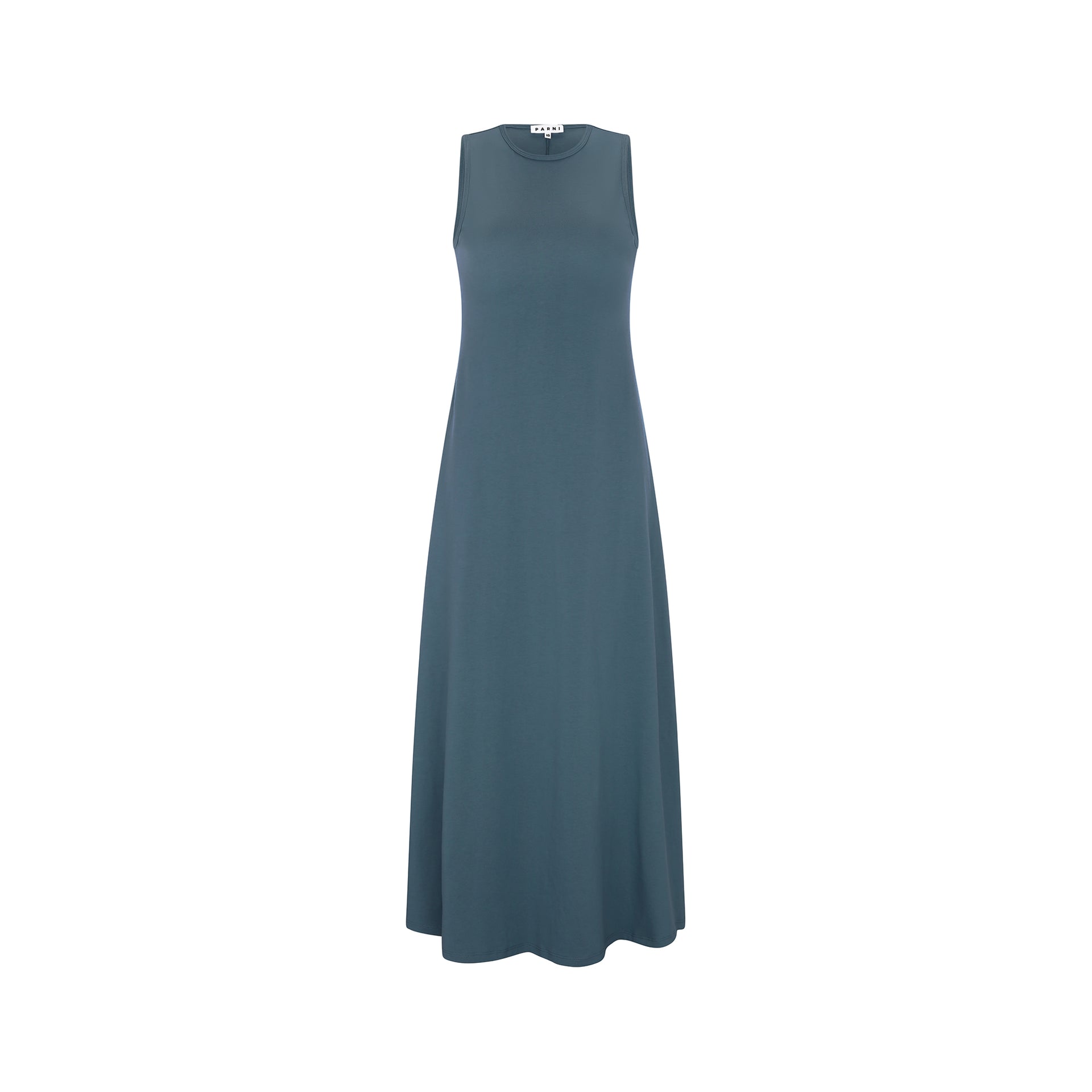 parni maxi dress Jersey Knit Dusty Blue / XS Crafted for versatility Size:4 size Maxi lenght Categories_All Diesel L-Tot leather maxi