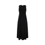 Jersey knit sleeveless maxi dress - Black