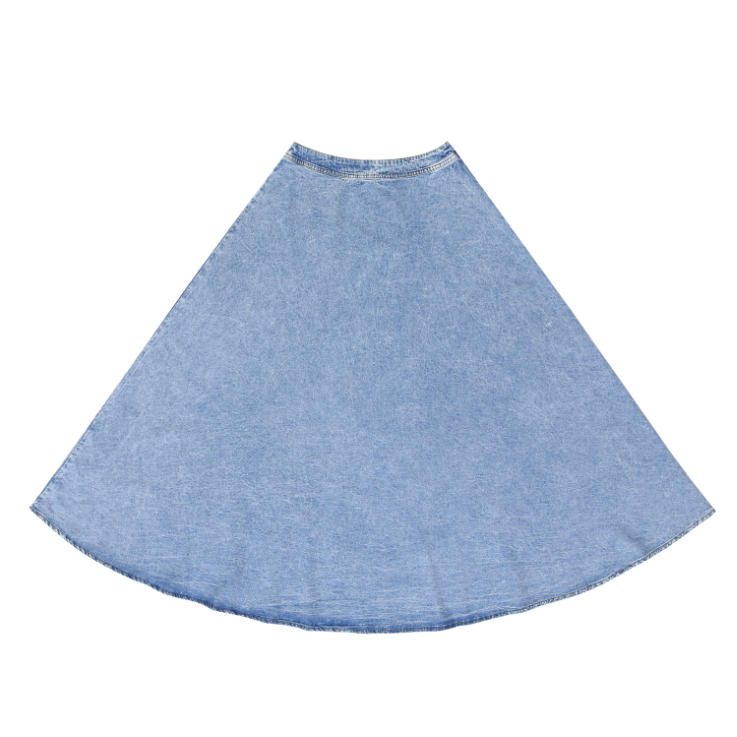 Timeless Denim Circle Skirt