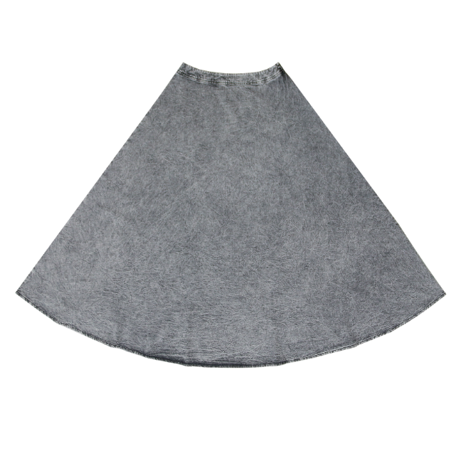 Timeless Denim Circle Skirt