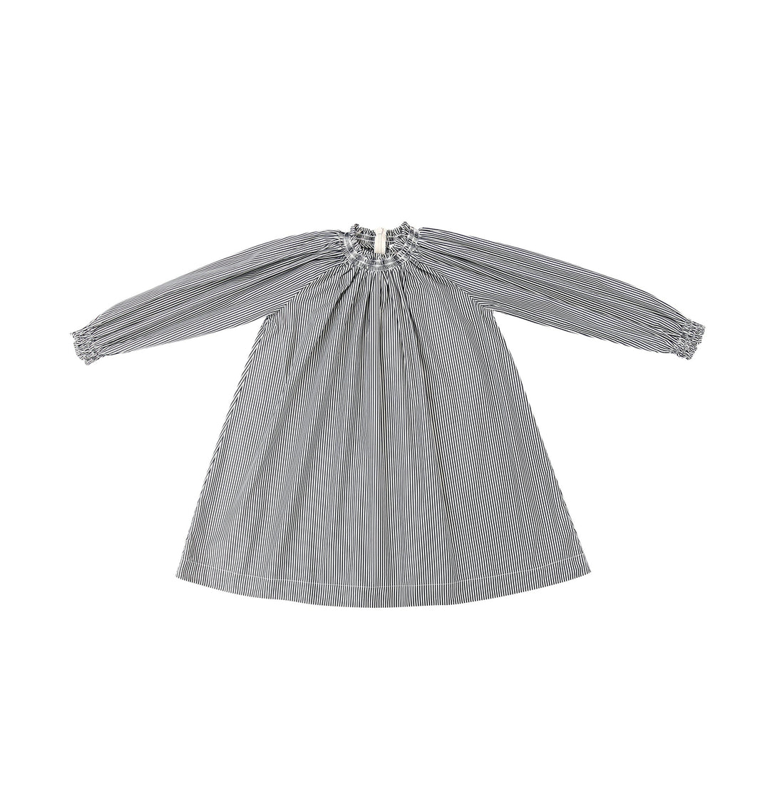 Skinny Stripe Taffeta Dress