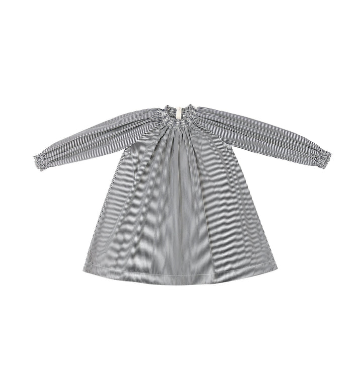 Skinny Stripe Taffeta Dress