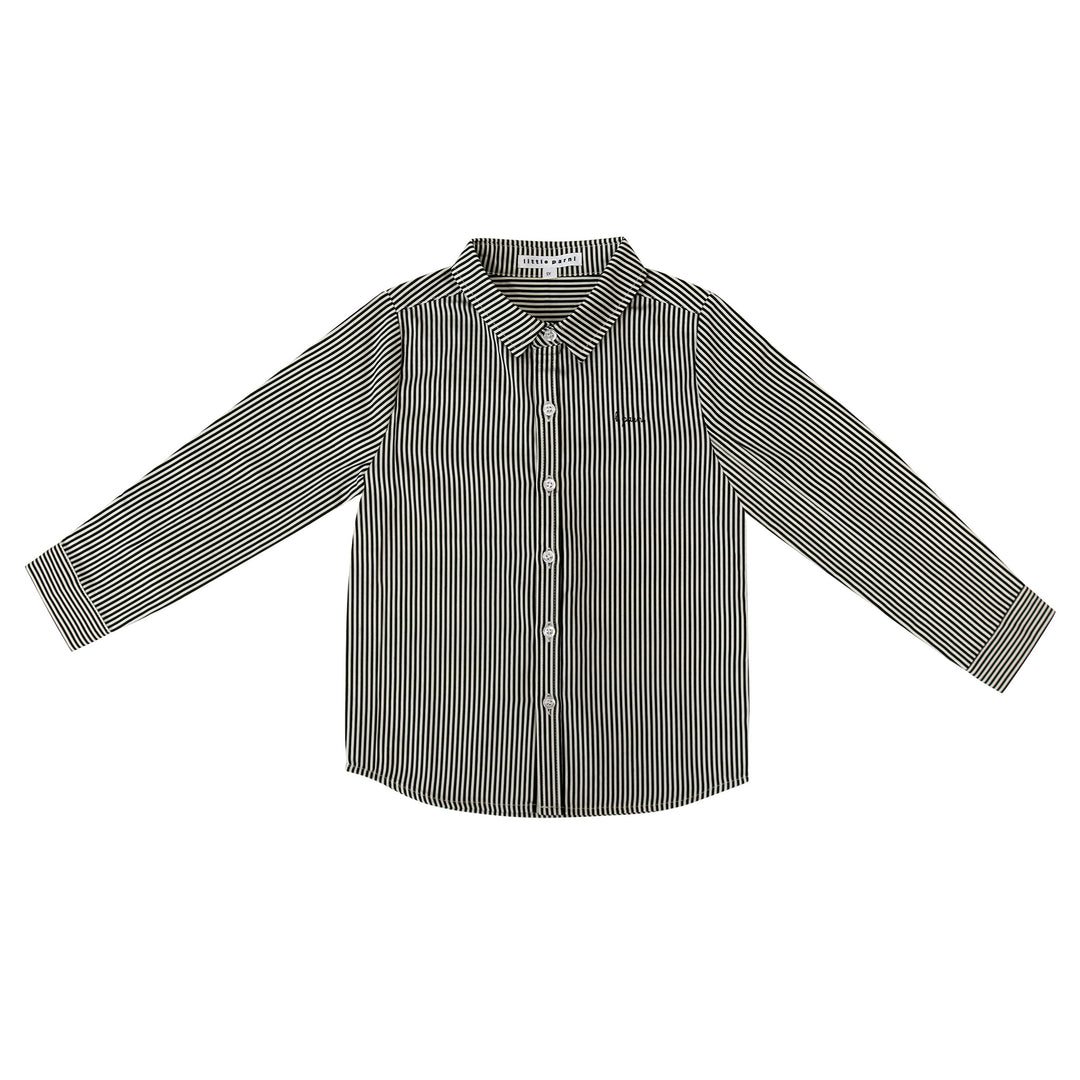 Collared Striped Shirt PLUM / 7Y Collared Striped Shirt PLUM / 7Y