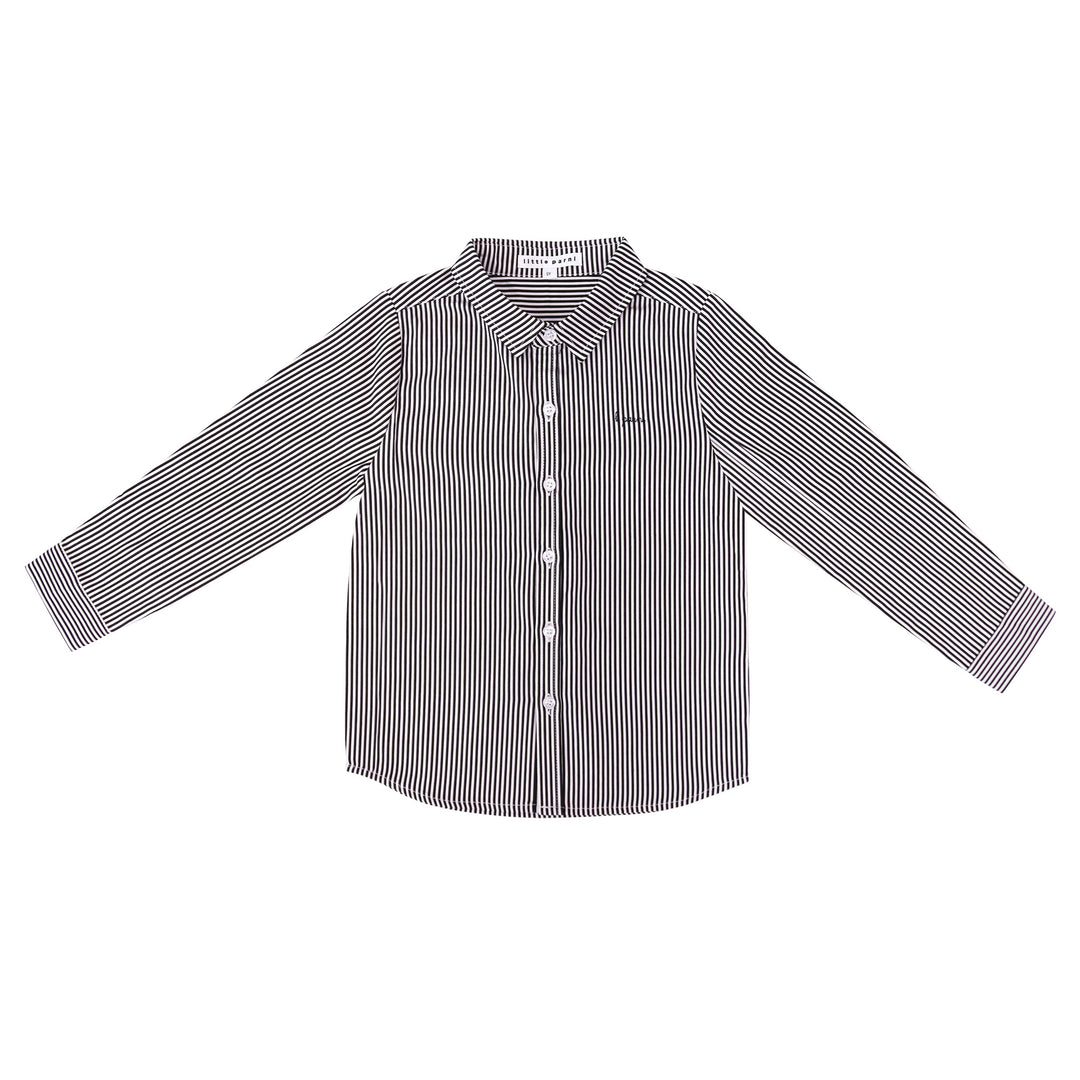 Collared Striped Shirt PLUM / 3Y Collared Striped Shirt PLUM / 3Y