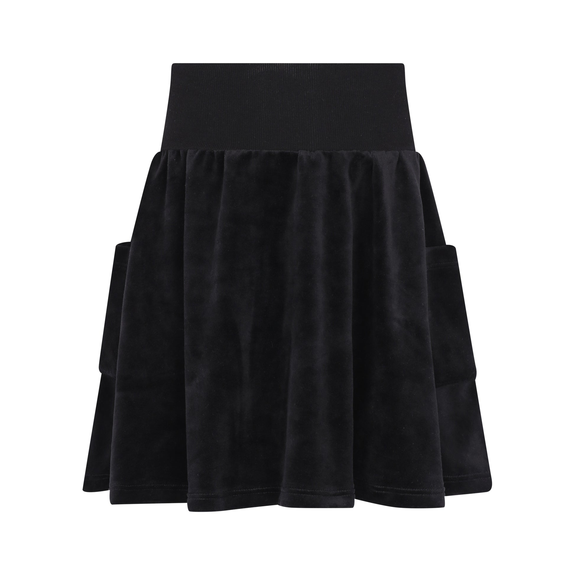 High Waisted Velour Skirt