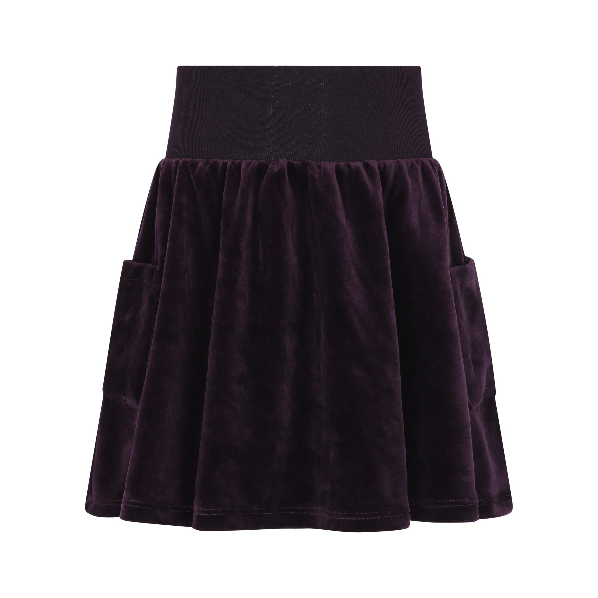 High Waisted Velour Skirt – Parni