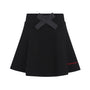 Girl's A-line French Terry Skirt - Black