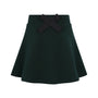 Girl's A-line French Terry Skirt - green