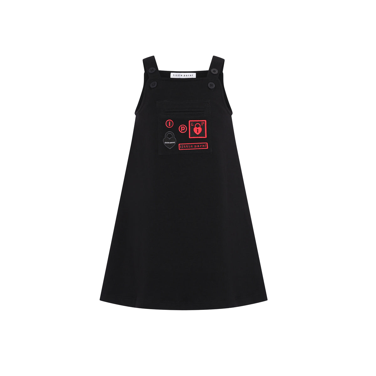 Multi-Patch Knee Length Jumper