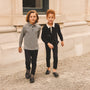 Two boys wearing Little Parni Urban collection.