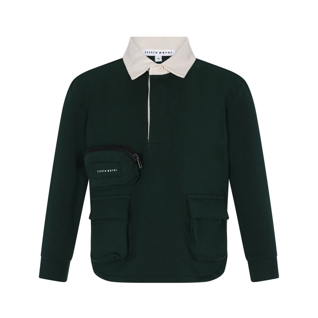 Boys French Terry Utility Shirt